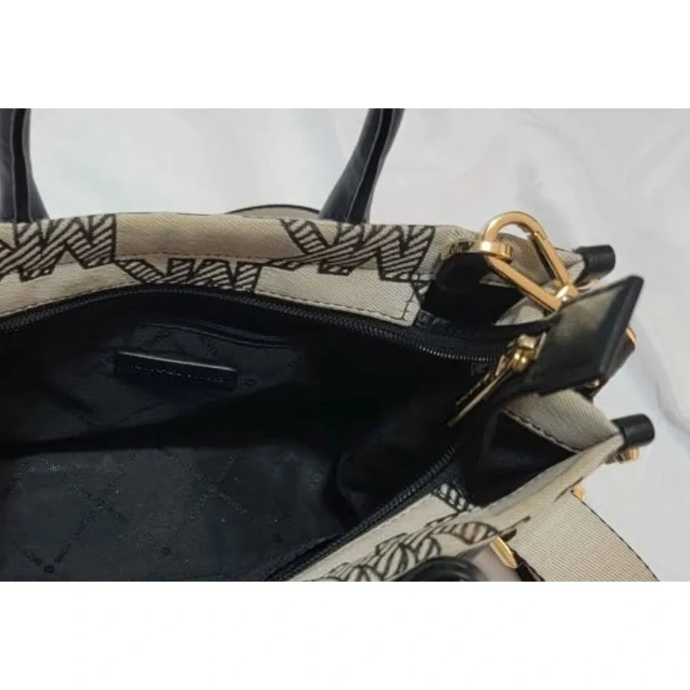 Michael Kors Mirella Small Logo Jacquard Crossbody Bag